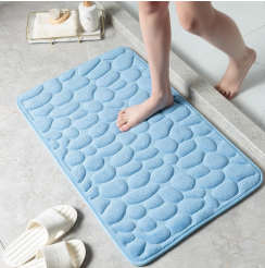 Cobblestone Embossed Super Water Absorbing Quick Drying Floor Mat